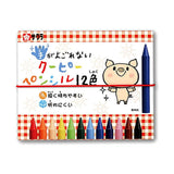 Non - Staining Coupy Pencil 12 Colors / SAKURA - bungu