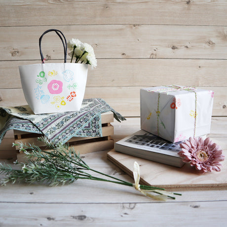 Nordic Floral Pattern Clear Stamp / WORLD CRAFT - bungu