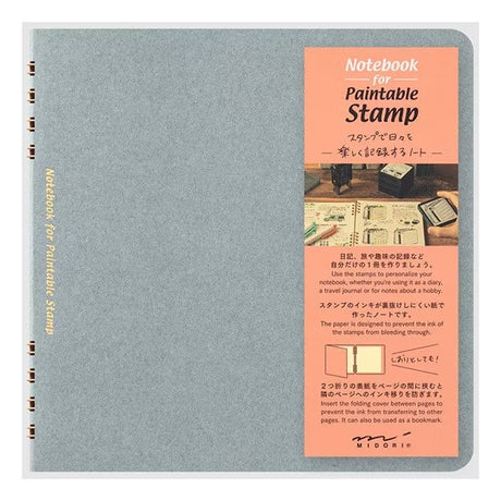 Notebook for Paintable Stamp / Midori DESIGNPHIL - bungu