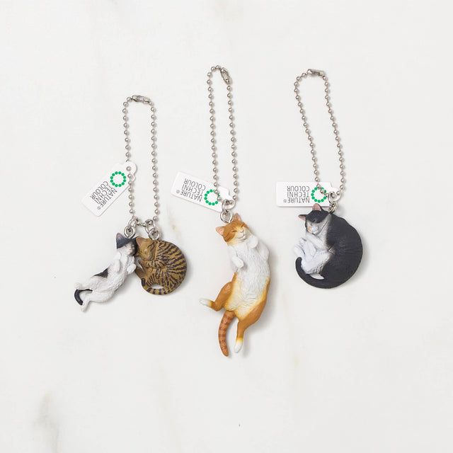 NTC MONO+ Cat Ball Chain Mascot Gacha Capsule - bungu