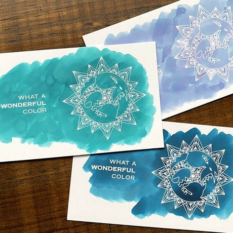 Nuritakurie Just color - it Minicard Coloring Card / nouto - bungu