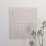Michiru Moon Phase Wall Calendar 2027 / Replug