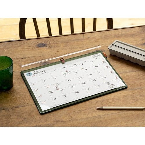 "Ojisan" A4 Desk Calendar 2026 / MIDORI - bungu