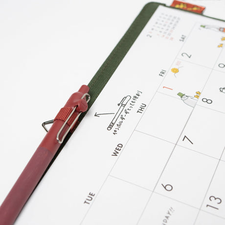 Ojisan Desk and Wall Calendar 2027 / MIDORI - bungu