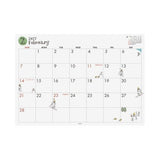 Ojisan Desk and Wall Calendar 2027 / MIDORI - bungu