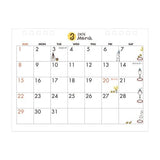 "Ojisan" Medium Ring Desk Calendar 2026 / MIDORI - bungu