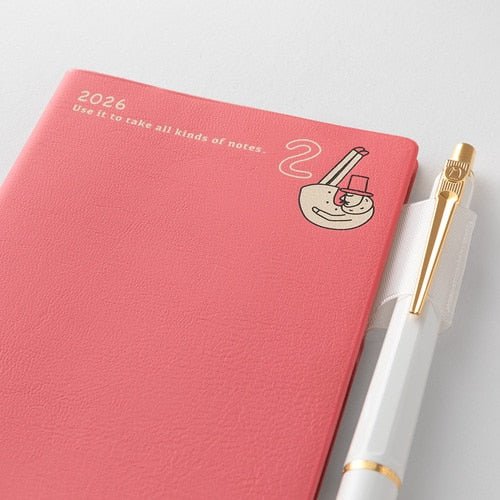 "Ojisan" Pocket Diary 2026 / Midori DESIGNPHIL - bungu