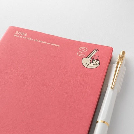 "Ojisan" Pocket Diary 2026 / Midori DESIGNPHIL - bungu