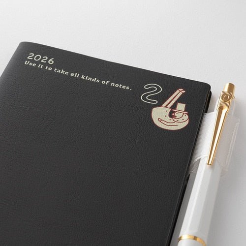 "Ojisan" Pocket Diary 2026 / Midori DESIGNPHIL - bungu