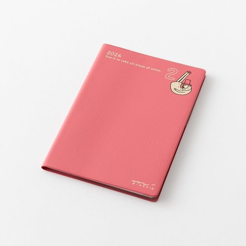 "Ojisan" Pocket Diary 2026 / Midori DESIGNPHIL - bungu