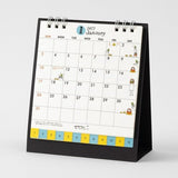 Ojisan Ring Desk Calendar 2027 / MIDORI - bungu