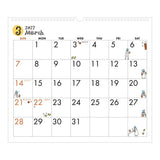 Ojisan Wall Calendar 2027 / MIDORI