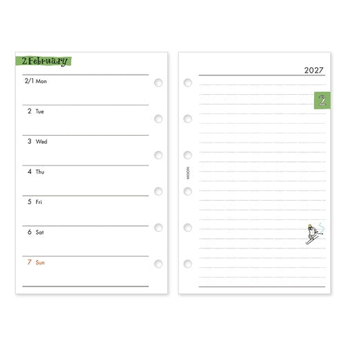 System Notebook Refill B7 2027 / MIDORI