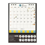 Ojisan Ring Desk Calendar 2027 / MIDORI