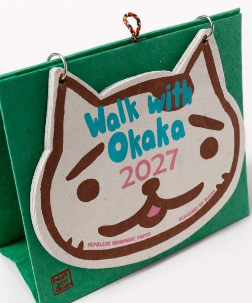 Walk with Okaka Desk Calendar 2027 / Amina Collection Co., Ltd.