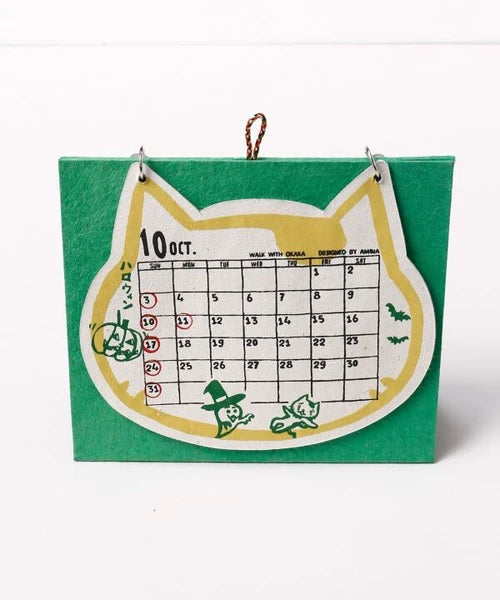 Walk with Okaka Desk Calendar 2027 / Amina Collection Co., Ltd.