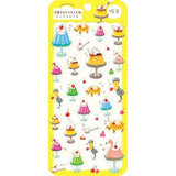 Okashi na Doubutsu Kobo Puffy Sticker Sheet / Furukawashiko - bungu