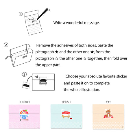 OKU LETTER Mini Letter Set / SEED - bungu