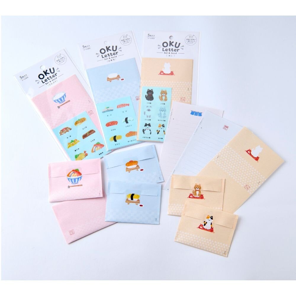 OKU LETTER Mini Letter Set / SEED - bungu