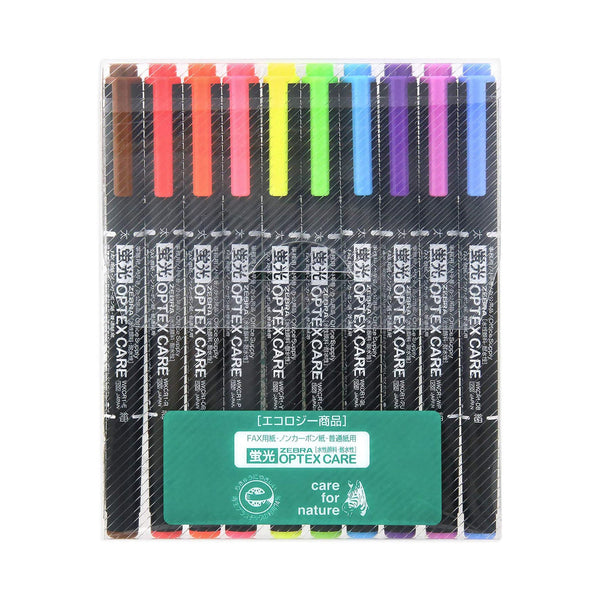 Optex Care Highlighter Sets / Zebra – bungu
