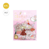Otome no Yuenchi Clear Foil Stickers Girl's Amusement Park / BGM - bungu
