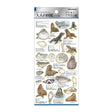 Otona Collection Nature and Animals Stickers / Kamio Japan - bungu