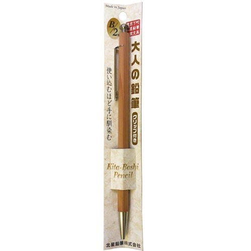 Kitaboshi 2mm Mechanical Colored Pencil Set - 13 Colors, Wooden Lead Holder, Break-Resistant Japanese Artist Leads