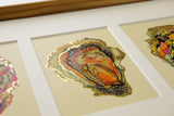[Limited] Art Touch Yuko Kurihara A3 Art Poster with Teak Frame / TOUCH & FLOW