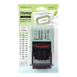 Paintable Stamp Rotating Self - Inking Date Rubber Stamp / Midori DESIGNPHIL - bungu