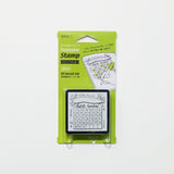 Paintable Stamp Self - Inking Rubber Stamp / Midori DESIGNPHIL - bungu