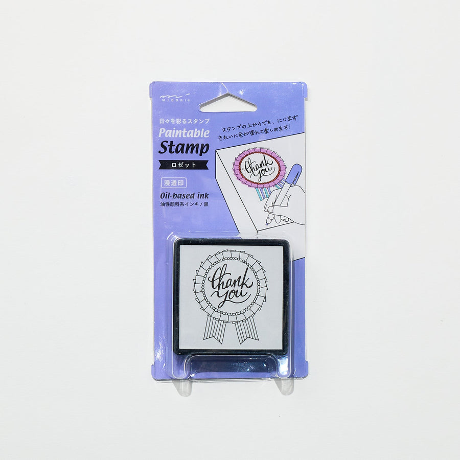 Paintable Stamp Self-Inking Rubber Stamp / Midori DESIGNPHIL – bungu