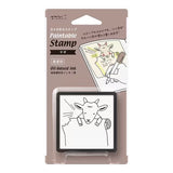 Paintable Stamp Self - Inking Rubber Stamp / Midori DESIGNPHIL - bungu