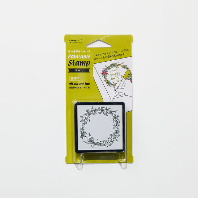 Paintable Stamp Self - Inking Rubber Stamp / Midori DESIGNPHIL - bungu