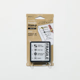 Paintable Stamp Self - Inking Rubber Stamp / Midori DESIGNPHIL - bungu