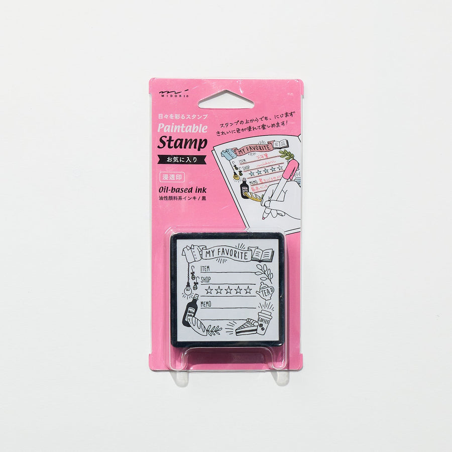 Paintable Stamp Self-Inking Rubber Stamp / MIDORI – bungu
