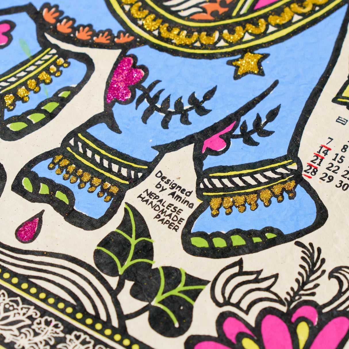 Painting Elephant Calendar 2026 Designed by Amina / Amina Collection Co., Ltd. - bungu