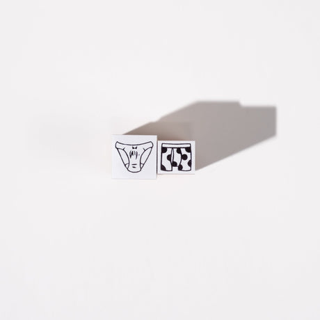 Pants Hanko Wood Stamp Set / Morita Inbou - bungu