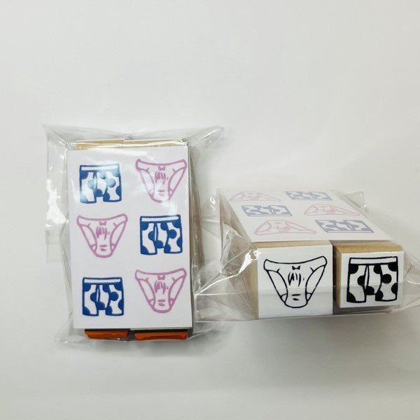 Pants Hanko Wood Stamp Set / Morita Inbou - bungu