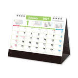 Pastel Color Desk Calendar with Pocket 2027 / Shin Nihon Calendar - bungu