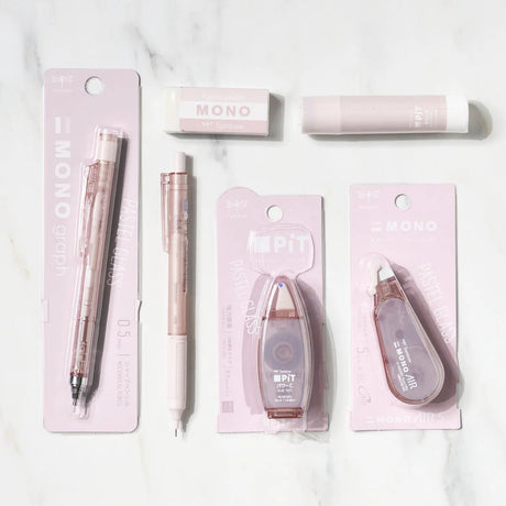 Pastel Glass Brown Stationery Set - bungu