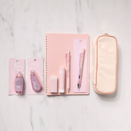 Pastel Glass Pink Stationery Set - bungu