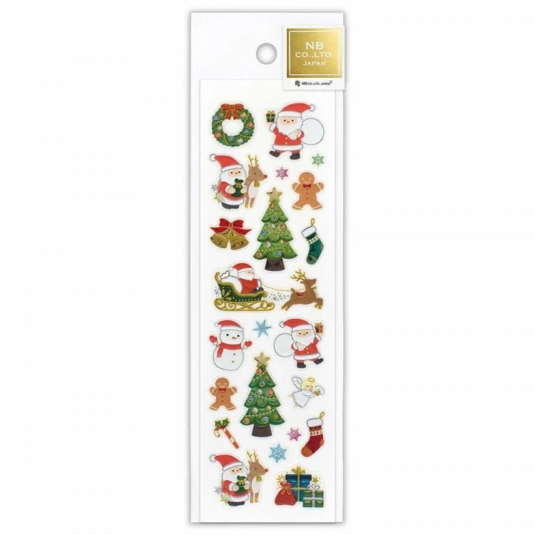 Pearl Seal Christmas Stickers / NB - bungu