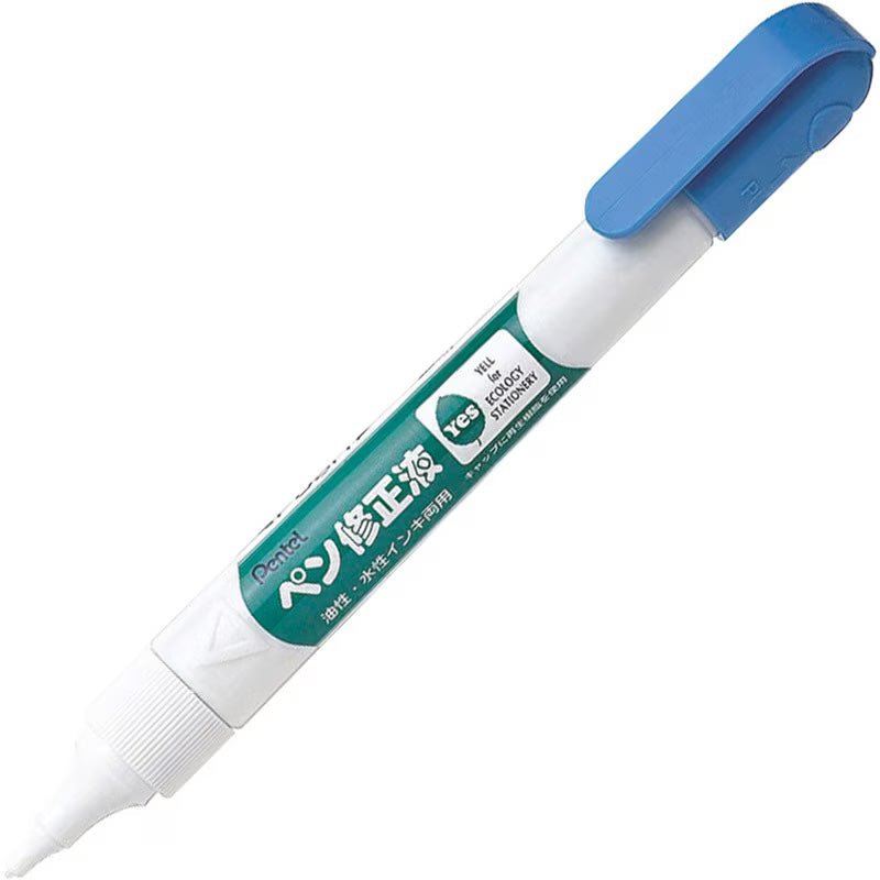 Pen - Type Whiteout for Oil & Water Based Ink XEZL21 - W / Pentel - bungu