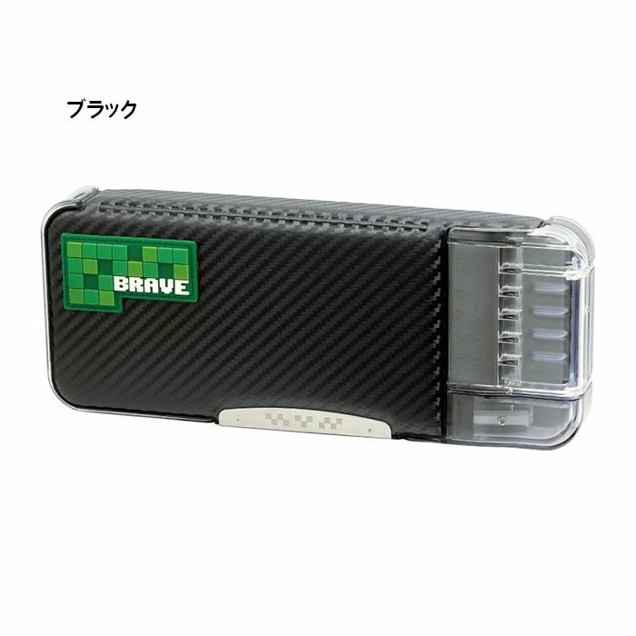 Pencil Check Double-Sided Pencil Case Brave / Sonic - bungu