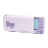 Pencil Check Double-Sided Pencil Case W Sheet Reinforcement Riana Tiara / Sonic - bungu