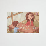 "Piece by Piece" Washi Postcard by Catherine / Bungu - bungu