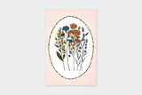 Art Touch pampeliska Floral Pattern Postcards / TOUCH & FLOW