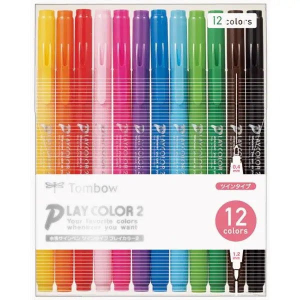 Play Color Felt Tip Pen Set / Tombow - bungu