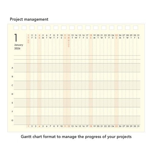Plus Stand Diary 2026 / Midori DESIGNPHIL - bungu