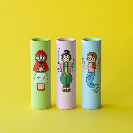POCHI - PON Cylindrical Pochi Bag Set of 3 / TAISEI - bungu